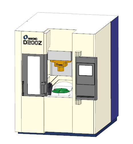 3d  Makino D200Z