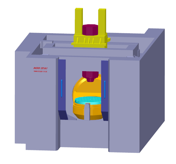 3d  Mori Seiki NMV 8000